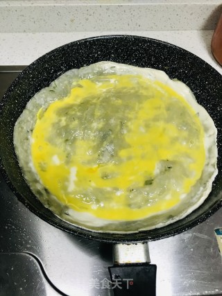 酱抹手抓饼的做法步骤：3