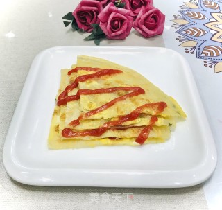 酱抹手抓饼的做法步骤：8