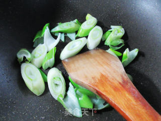 大葱炒羊肉的做法步骤：4