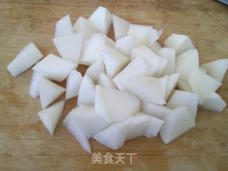 白萝卜羊肉丸子汤的做法步骤：3