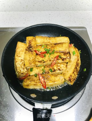 孜然豆腐的做法步骤：8
