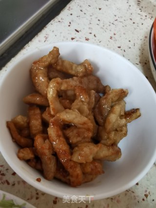 里脊肉炒杏鲍菇的做法步骤：5