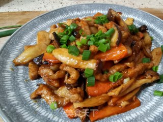 里脊肉炒杏鲍菇的做法步骤：13