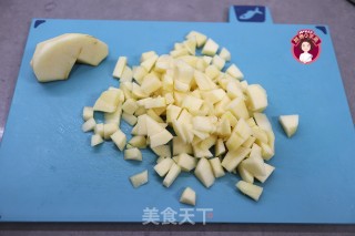免揉苹果肉桂面包的做法步骤：2