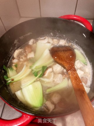 珍珠翡翠白玉汤—鲜虾炖豆腐的做法步骤：5