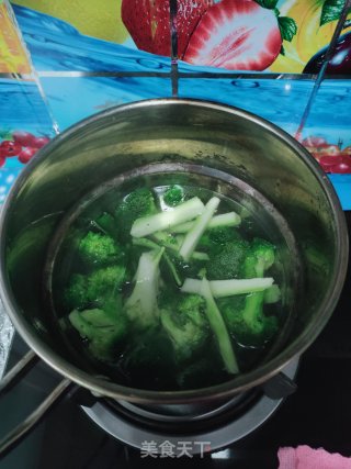 扇贝西蓝花的做法步骤：6