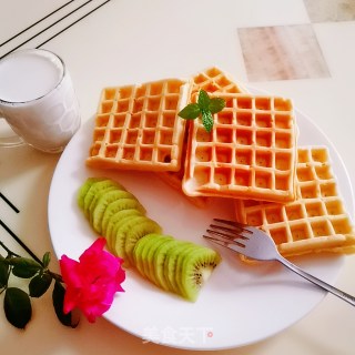 华夫饼的做法步骤：10