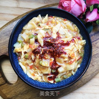 时蔬烩面片的做法步骤：14