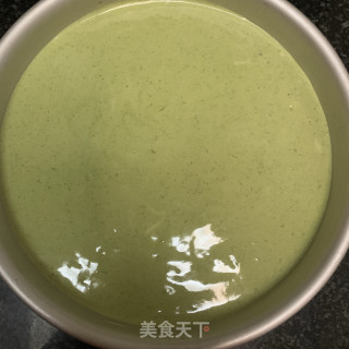 抹茶戚风蛋糕的做法步骤：11