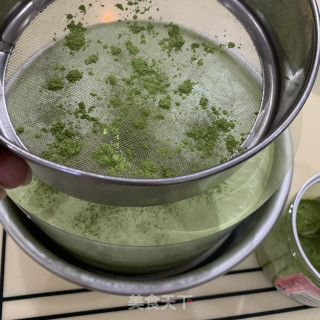 抹茶酸奶慕斯蛋糕的做法步骤：19