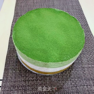 抹茶酸奶慕斯蛋糕的做法步骤：21