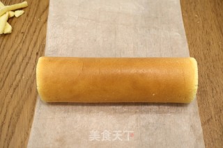 红豆沙戚风蛋糕卷的做法步骤：18