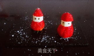 草莓香蕉圣诞老人的做法步骤：10