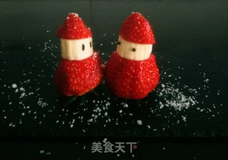 草莓香蕉圣诞老人的做法步骤：12