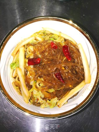 白菜炒粉条的做法步骤：6