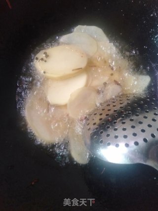 香辣薯片的做法步骤：4
