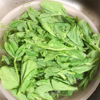 上汤豆苗的做法步骤：1