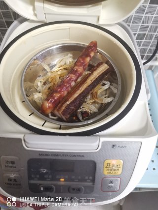 蒸腊肠腊肉的做法步骤：4