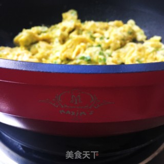 青蒜炒鸡蛋的做法步骤：6