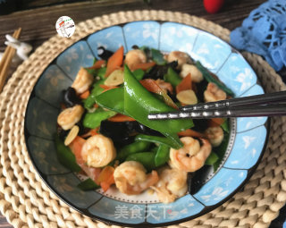 荷兰豆炒虾仁的做法步骤：18