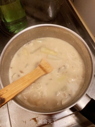 奶油芦笋浓汤的做法步骤：10