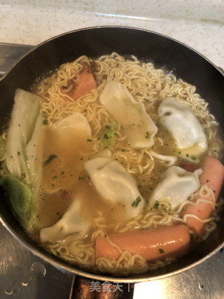 饺子拉面的做法步骤：3