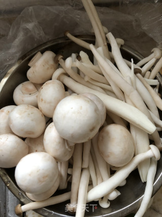 砂锅菌菇乌鸡的做法步骤：1