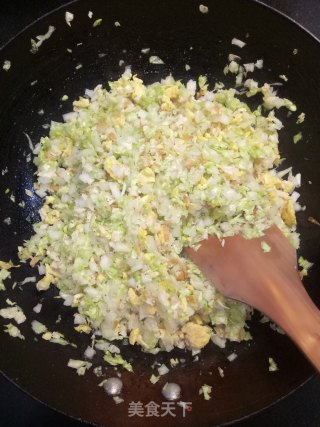 鸡蛋豆腐白菜饺子的做法步骤：8