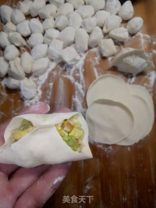 鸡蛋豆腐白菜饺子的做法步骤：11