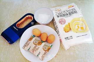 原味蛋糕的做法步骤：1