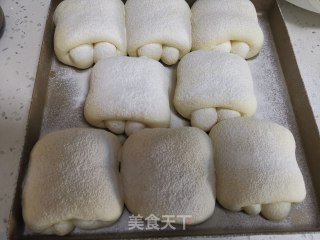 日式牛奶面包卷的做法步骤：12
