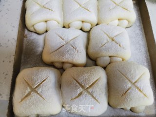 日式牛奶面包卷的做法步骤：13