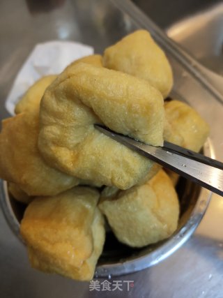 酸菜焖豆泡的做法步骤：2