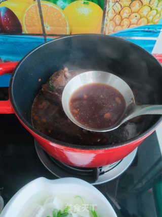 大骨汤蒸豆腐的做法步骤：6
