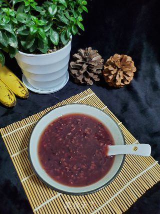 紫糯米粥的做法步骤：5