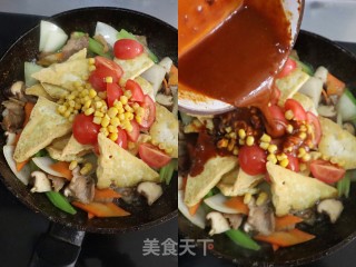 下饭菜酱烧豆腐❗️酱香浓郁❤️开胃下饭的做法步骤：10