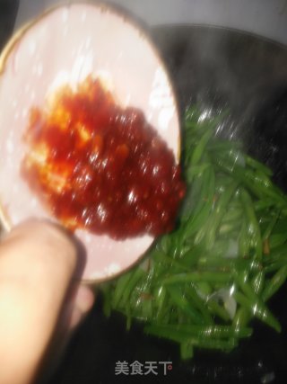 豆瓣酱炒四季豆的做法步骤：7