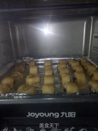 豆沙椰蓉一口酥饼干的做法步骤：10