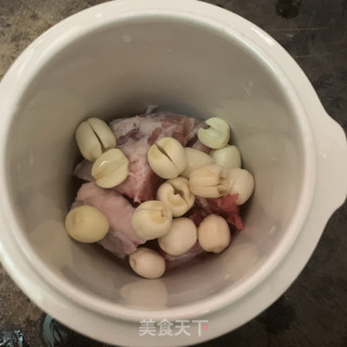 莲子排骨粥的做法步骤：4