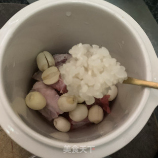 莲子排骨粥的做法步骤：6