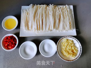 蒜蓉金针菇的做法步骤：1