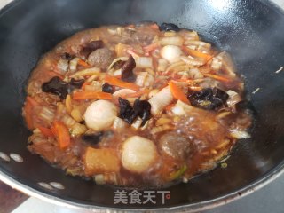 丸子汤面条的做法步骤：9