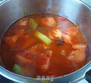番茄牛肉汤的做法步骤：8