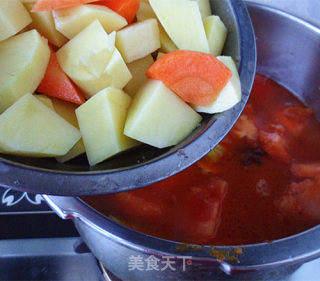 番茄牛肉汤的做法步骤：9
