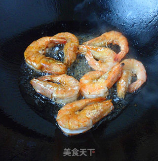 香辣开背虾的做法步骤：3