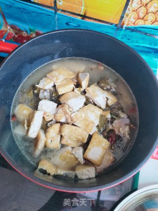 豆腐酸菜鱼的做法步骤：14