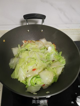 醋熘白菜的做法步骤：7