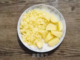 土豆油焖鸡的做法步骤：5