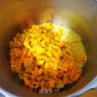南瓜小米粥的做法步骤：3
