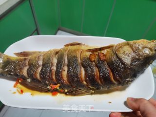 红焖金桂鱼的做法步骤：7